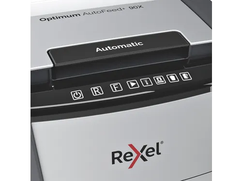 Papiervernietiger Rexel Optimum Auto+ 90X snippers 4x28mm