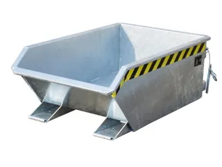 mini-kiepbak,HxLxB 450x1385x780mm,0,27m³,draagverm. 1000kg,verzinkt - 1