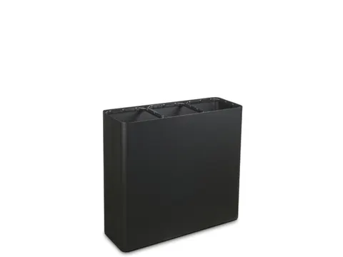 Afvalverzamelstation,3X100L,Romp Zwart