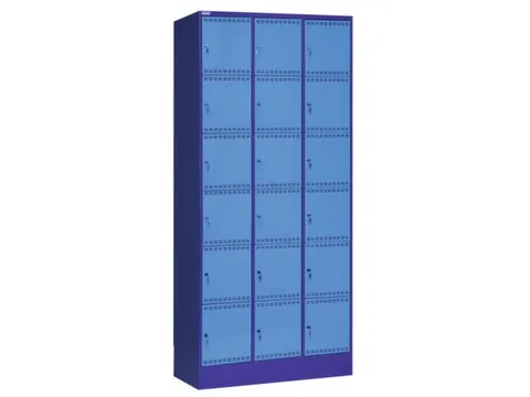 Elektro-Vakkenkast Hxbxd 1995x905x582mm 18 Vakken met elk 2 CH-S