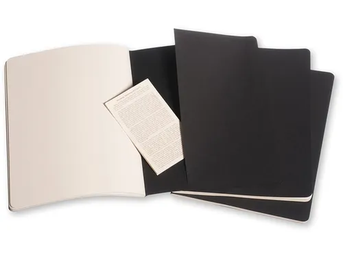 Schrift Moleskine Lijn Xl Zwart 190x250mm