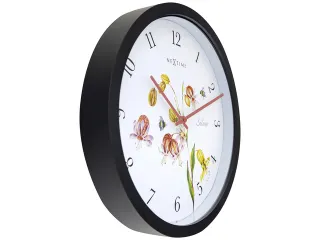 Buitenklok Nextime dia 30.5cm Silene cijfers, zwarte rand witte wijzer - 3