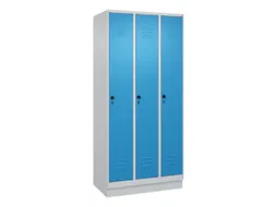 locker voor scheiding van kleding,HxBxD 1950x900x500mm,3vak