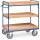Etagewagens 3 Etages Met Rand 8120 Hout 500kg 850x500mm Ral5007