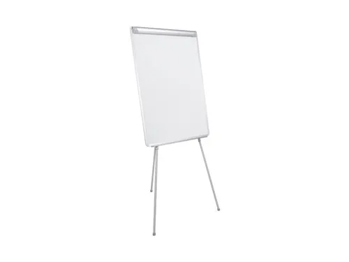 Flipchart Magnetisch Met Zijarmen Uitschuifbaar 100x70cm Lichtgrijs