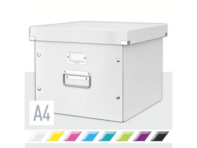 Hangmappenbox Click & Store 320x240x335mm Wit A4 86% gerecycled karton