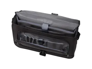 schoudertas Lightpak Solar zwart/blauw Polyester - 2