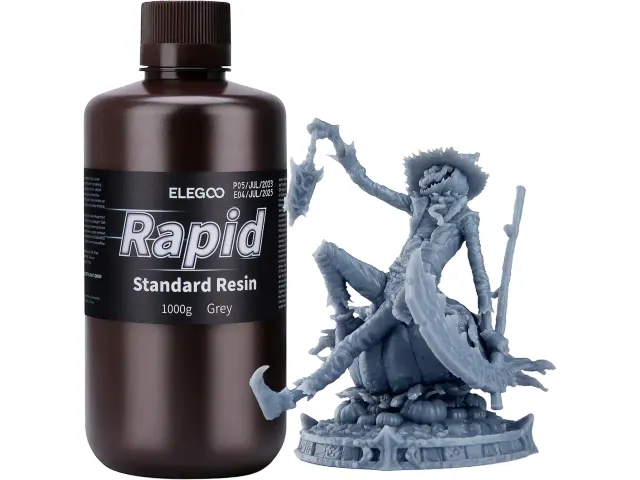 ELEGOO Rapid Standard Resin Grey 1kg 3d printers