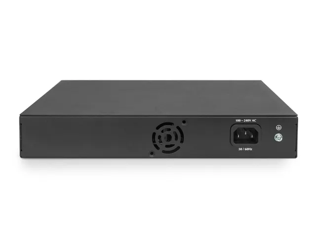 DIGITUS 16-poort gigabit switch, 19 inch, onbeheerd