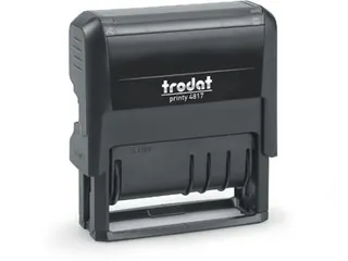 Tekststempel Met Datum Printy 4817 Woorden Frans zwart - 1