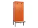 locker met bank,voor scheiding van kleding,HxBxD 2120x800x815mm,2vak
