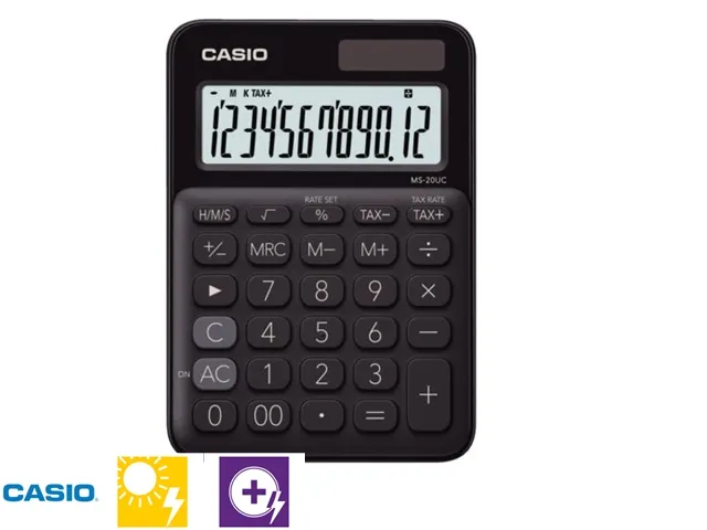 Rekenmachine Casio MS-20UC zwart