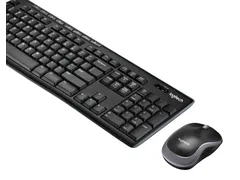 Logitech MK270 UK layout Toetsenbord + Muis Zwart