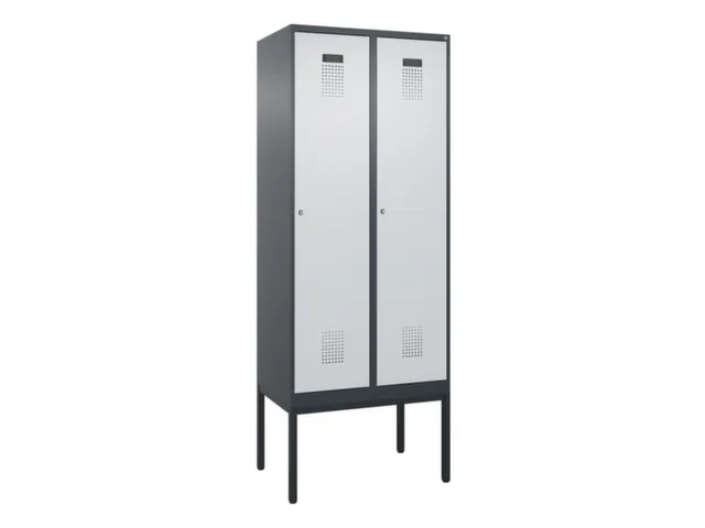 locker voor scheiding van kleding,HxBxD 2120x800x500mm,2vak