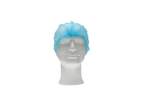 Haarnet CMT clip non-woven L 53cm PP blauw 100 stuks