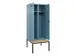 locker met bank,voor scheiding van kleding,HxBxD 2120x800x815mm,2vak