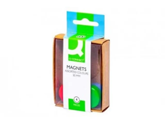 Magneten 25mm Geassorteerde Kleuren 4 Stuk