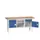 werkbank,HxBxD 830-930x1750x600mm,multiplexblad,uitrusting: 2laden