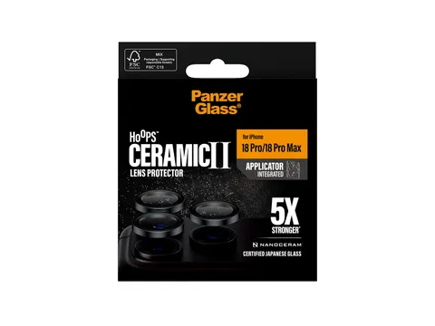 PanzerGlass Hoops Ceramic Camera Lens Protector iPhone 18 Pro | 1