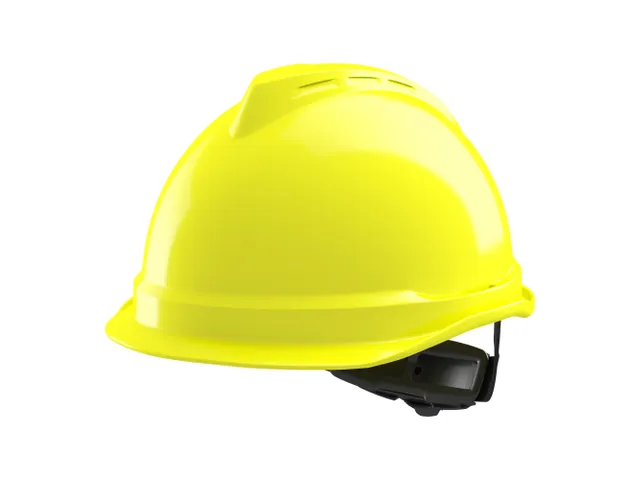 MSA V-Gard 520 veiligheidshelm met Fas-Trac III binnenwerk Geel