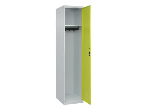 locker,HxBxD 1850x400x500mm,1vak,vak B 400mm,cil.-slot,staand op vloer