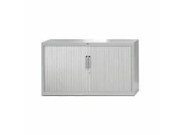Roldeurkast Claudius Plus 105x120cm Wit 2 Legborden