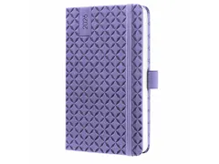 Weekagenda Flair A6 2026 (NL/FR/EN/DU) Dark Purple Hardcover