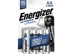 Batterij Energizer Ultimate Lithium 4x AA
