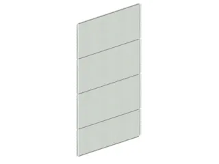 achterwand,v. inhaakstelling,HxB 2500x1300mm,verzinkt - 1