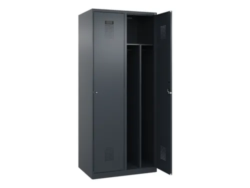 locker voor scheiding van kleding,HxBxD 1850x800x500mm,2vak