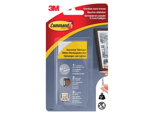 Bevestigingsstrip Command groot klik vast 7,2kg wit