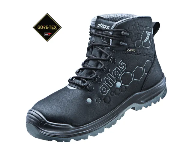 Atlas XT 500 GTX hoge S3 veiligheidsschoenen, SRC, ESD, zwart, maat 39