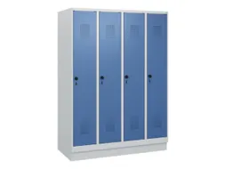 schoollocker,HxBxD 1630x1200x500mm,4vak,vak B 300mm,draaigrendel