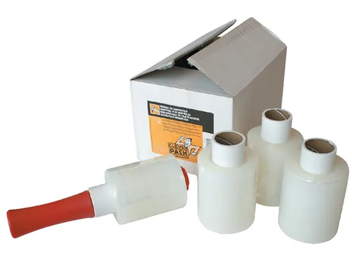 Handwikkelfolie Cleverpack 100mmx250m 17 µm +afrol Transparant