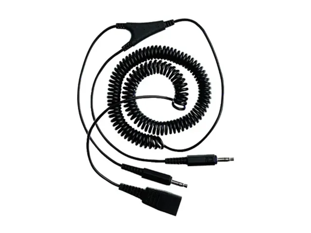 Jabra QD naar 2x 3,5mm Jack QD Aansluitkabel