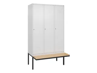 locker voor scheiding van kleding,HxBxD 2120x1200x815mm,3vak - 1