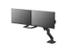 HX Desk Dual Monitorarm 2 Schermen Mat Zwart