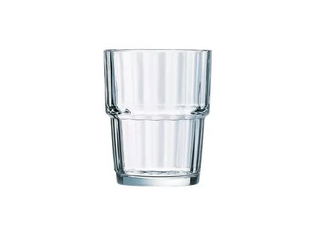 Arcoroc Norvege Tumbler 25cl gehard glas stapelbaar, doos 6 stuks