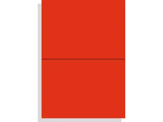 Gekleurde Etiketten 210x148mm Fluor Oranje 42423 - 1