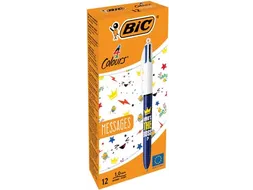Colours Messages 4-kleurenbalpen medium 12 stuks