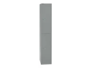 Dubbeldekse garderobekast,HxBxD 1802x305x457mm,1x2vak.,cil.-slot - 1