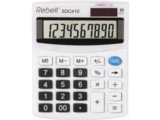 Calculator Rebell-SDC410-BX wit desktop - 1