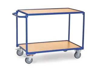 Lichte Tafelwagens 2942 300kg 2 Etages 1000x600mm Houten Plaat - 1