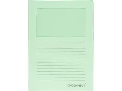 L-Map Met Venster A4 120 Grams 100 stuks Lichtgroen