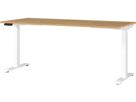 Elektrisch ihv bureau,HxBxD 720-1200x1800x800mm,blad Grandson-eiken