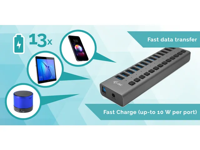 i-tec USB 3.0 HUB 13-Poorts 60 W