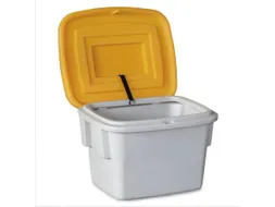 strooigoedbak,60l,HxBxD 450x620x510mm,PE,grijs,deksel oranje