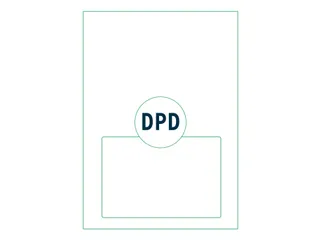 Retourlabel DPD label A4 161.5x100mm 100 Vel - 1