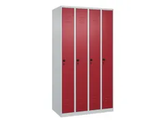locker,HxBxD 1850x1000x500mm,4vak,vak B 250mm,draaigrendel