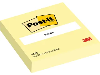 Memoblok 3M Post-it 563 101x101mm geel - 2